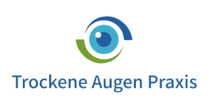 Logo der Trockene Augen Praxis mit grafischem Auge